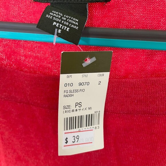 Eddie Bauer Square Neck top Size Small Petite - Picture 3 of 3